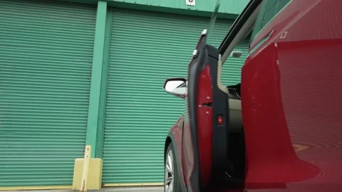 Tesla Model X Stock Footage 131166372