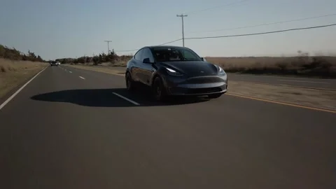 Tesla Model Y Stock Footage 130922859