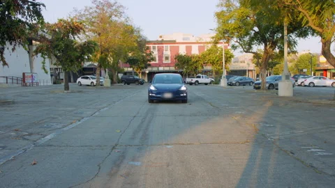 Tesla Summon Forward Stock Footage 130296228