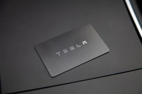 Tesla's card key Stock Photos