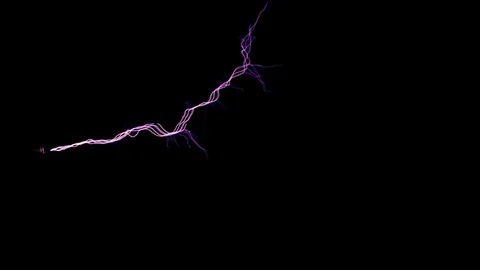 Tesla's coil generates lightning Stock Footage 86559720