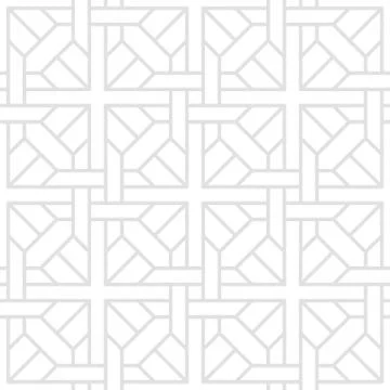 Tesselate Pattern of Gray Geometric Shapes on a White Background. Vector EPS8 库存插图