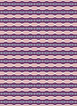 Tessellated decorative backdrop in deep eggplant, muted red, retro cyan, off whi Stock Illustration