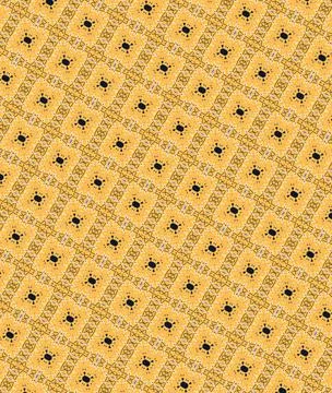 Tessellated decorative backdrop with mango, maize, ivory, periwinkle, peach mist Stock Illustration