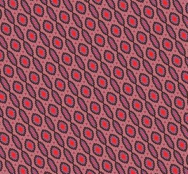 Tessellated decorative backdrop rendered in dark mocha, ruby wine, pure red, mid Stock Illustration