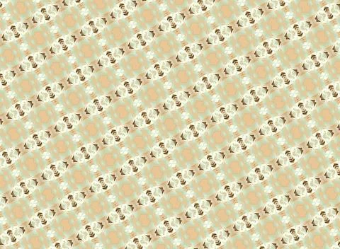 Tessellated decorative backdrop rendered in dark walnut, bronze, gold leaf, warm Stockillustratie