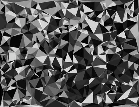 Tessellating random triangles pattern, background fitting space perfectly Stock Illustration