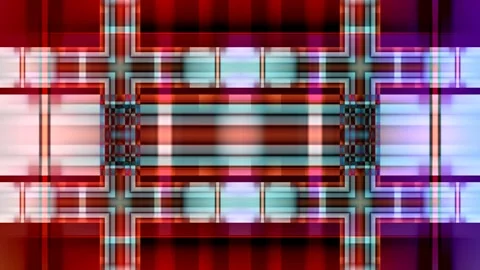 Tesseract-Inspired Light Pattern | 4K Abstract Loopable Background Stock Footage 291349057