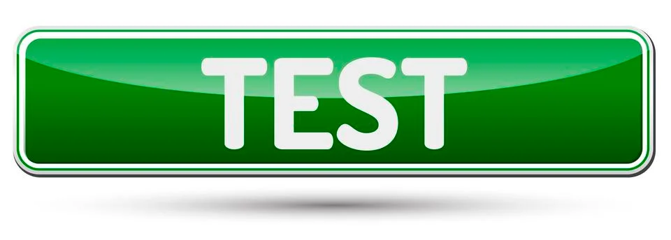 TEST - Abstract beautiful button with text. Stock Illustration