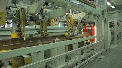 Test and analysis of rails Video stock 79389308