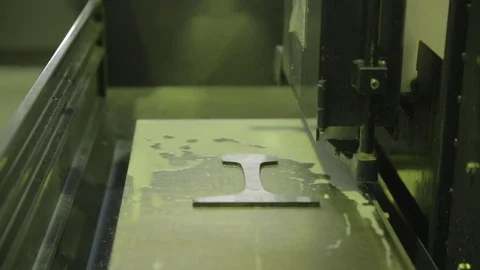 Test and analysis of rails Stock Footage 79633656