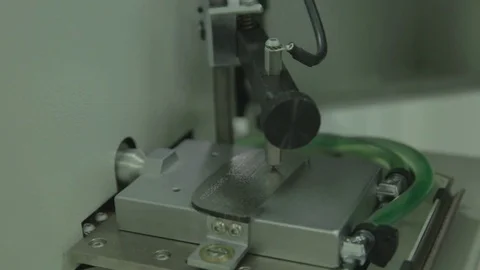 Test and analysis of rails Stock Footage 84626908