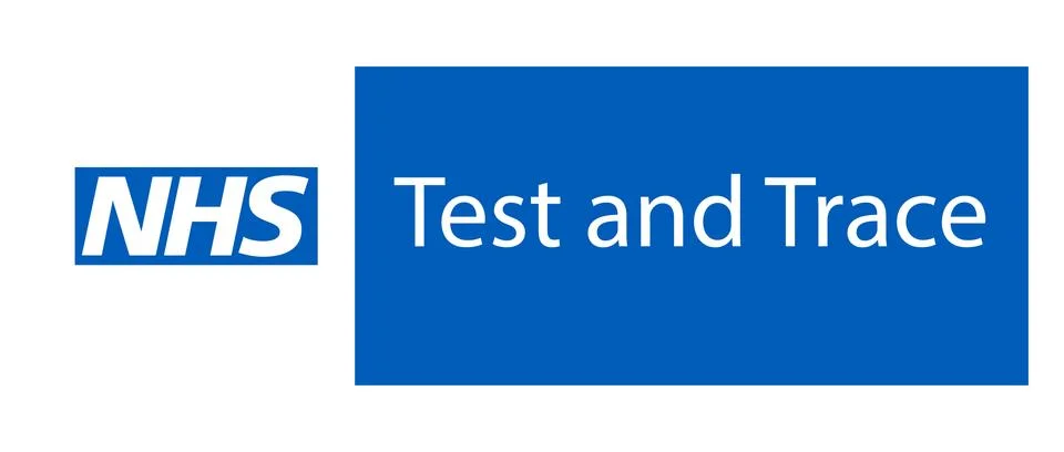 Test and Trace vector sign for Covid-19 Stock Illustration