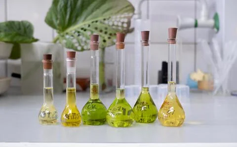 Test banks in the laboratory Stock Photos