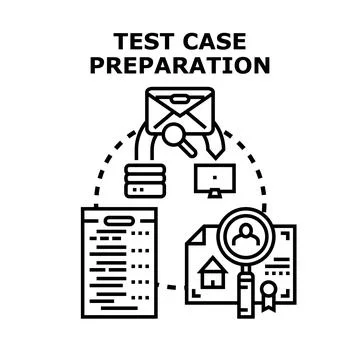Test case preparation strategy and software quality planning イラスト素材
