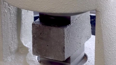 Test of cement compressive strength according to standards Vidéo 314396840