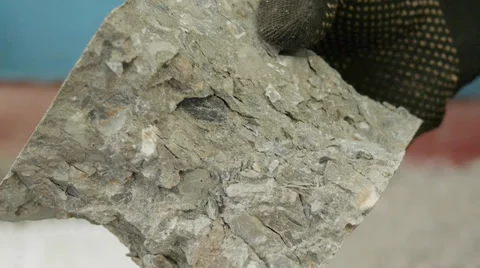 Test of the concrete Stock Footage 31959576