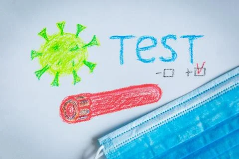 Test for coronavirus Stock Photos