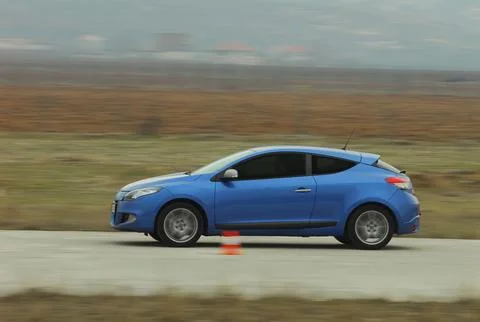 Test driving a car Stock Photos
