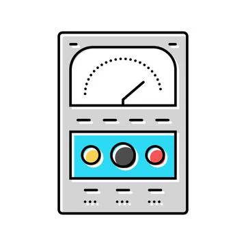 Test equipment tool work color icon vector illustration Stock Illustration