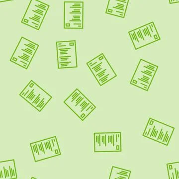 Test exam paper document line vector seamless pattern Illustrazione stock