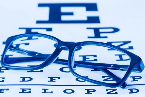 Test eyesight accuracy Stock Photos