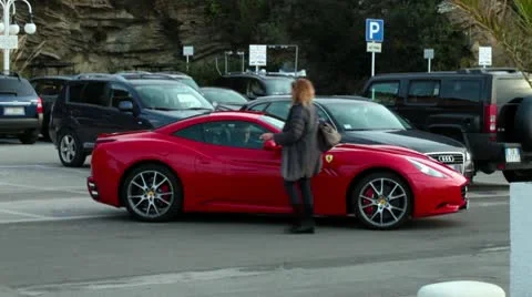 Test Ferrari - Editorial Use Video stock 8984794