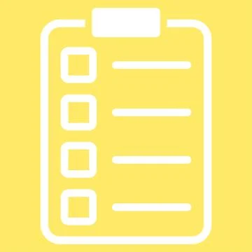 Test Form Vector Icon Ilustración de archivo