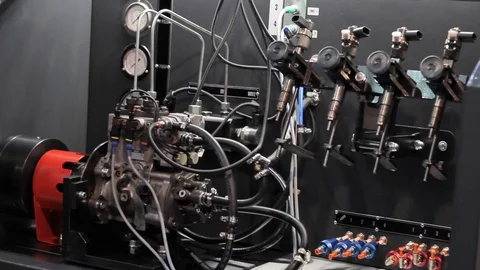 Test of the generator and the motor of the car Stock-Footage 91248320