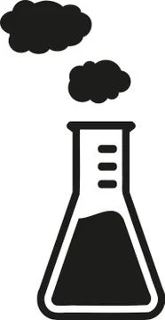 Test glass in process Stock Illustration