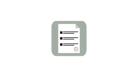 Test icon animation for video motion graphics Stock Footage 150060358