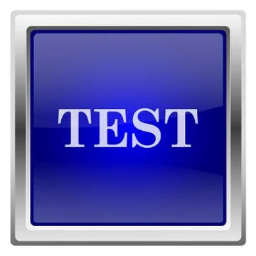 Test icon Illustrazione stock