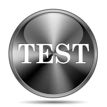 Test icon Illustrazione stock