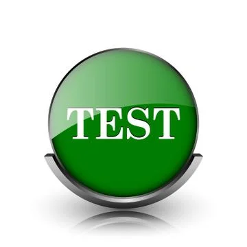 Test icon Illustrazione stock
