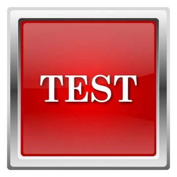 Test icon Illustrazione stock