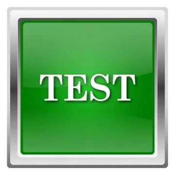 Test icon Illustrazione stock