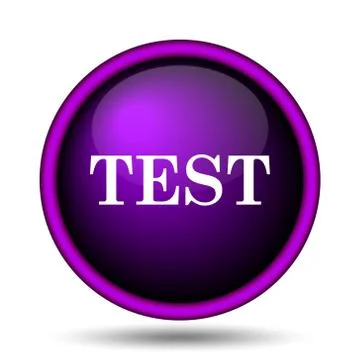 Test icon Illustrazione stock
