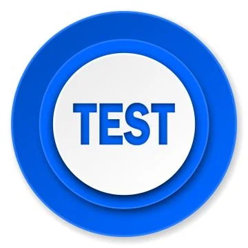 Test icon. Stock Illustration