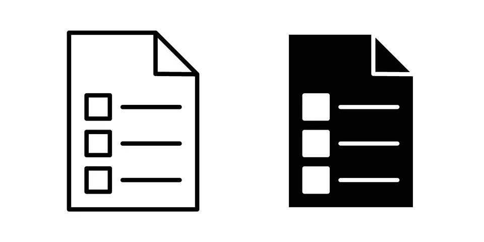 Test icon or illustration vector symbols Stock Illustration
