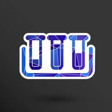 Test icon vector fluid symbol flask glass chemistry experiment Stock Illustration