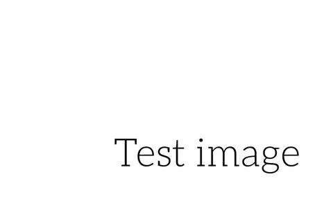 Test image text over white background Stock Illustration