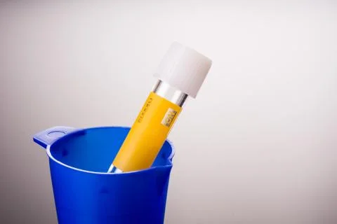 Test kits for urine samples Stock Photos