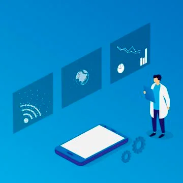 Test lab 스톡 일러스트