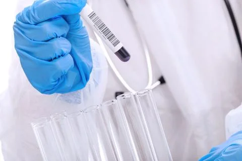 Test in the Laboratory Stock Photos