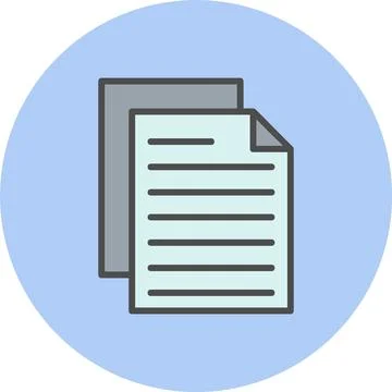 Test Line Filled Circle Icon Stock Illustration