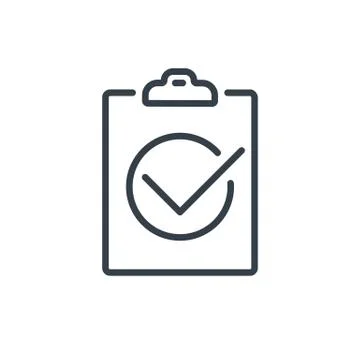 Test Line Icon Stock Illustration