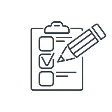 Test Line Icon Stock Illustration