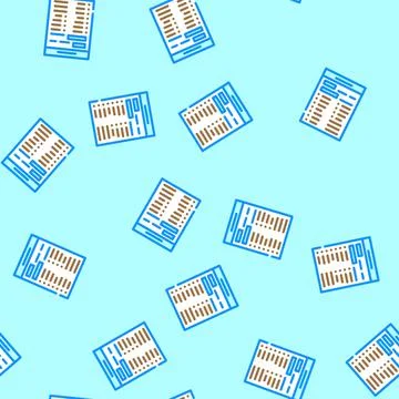 Test list vector seamless pattern イラスト素材