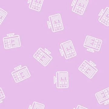 Test online line vector seamless pattern 스톡 일러스트