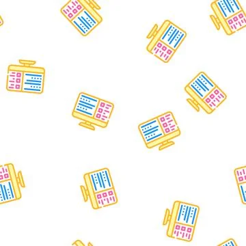 Test online vector seamless pattern イラスト素材